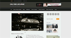 Desktop Screenshot of onlymelbourne.com