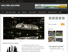 Tablet Screenshot of onlymelbourne.com